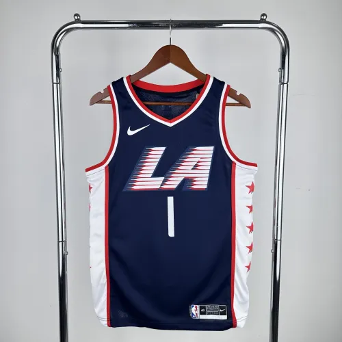 Camisa masculina LA Clippers City Edition 2019/20 de James Harden (#1)