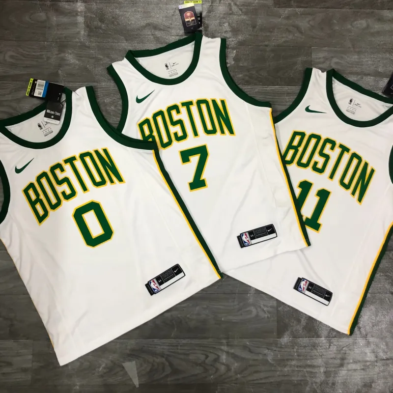 Boston Celtics Jayson Tatum #0 Platinum Men’s Jersey