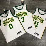 Boston Celtics Jayson Tatum #0 Platinum Men’s Jersey