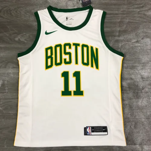 Boston Celtics Kyrie Irving #11 Platinum Men's Jersey