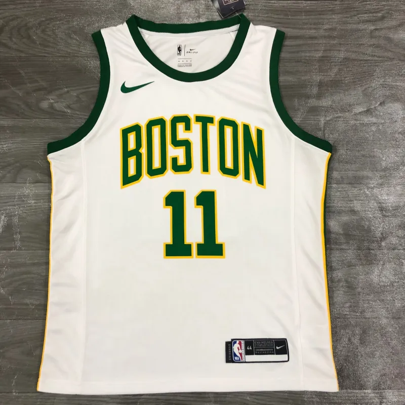 Maillot homme « Kyrie Irving #11 Platinum » des Boston Celtics