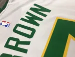 Boston Celtics Jaylen Brown #7 Platinum Men’s Jersey