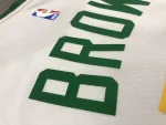 Boston Celtics Jaylen Brown #7 Platinum Men’s Jersey