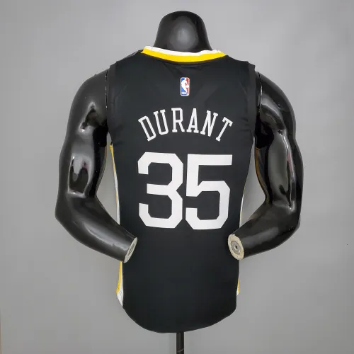 2019/20 Golden State Warriors City Edition V-Neck Black Kevin Durant #35 Men’s Jersey