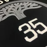 2019/20 Golden State Warriors City Edition V-Neck Black Kevin Durant #35 Men’s Jersey