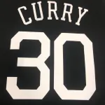 2019/20 Golden State Warriors City Edition V-Neck Black Stephen Curry #30 Men’s Jersey