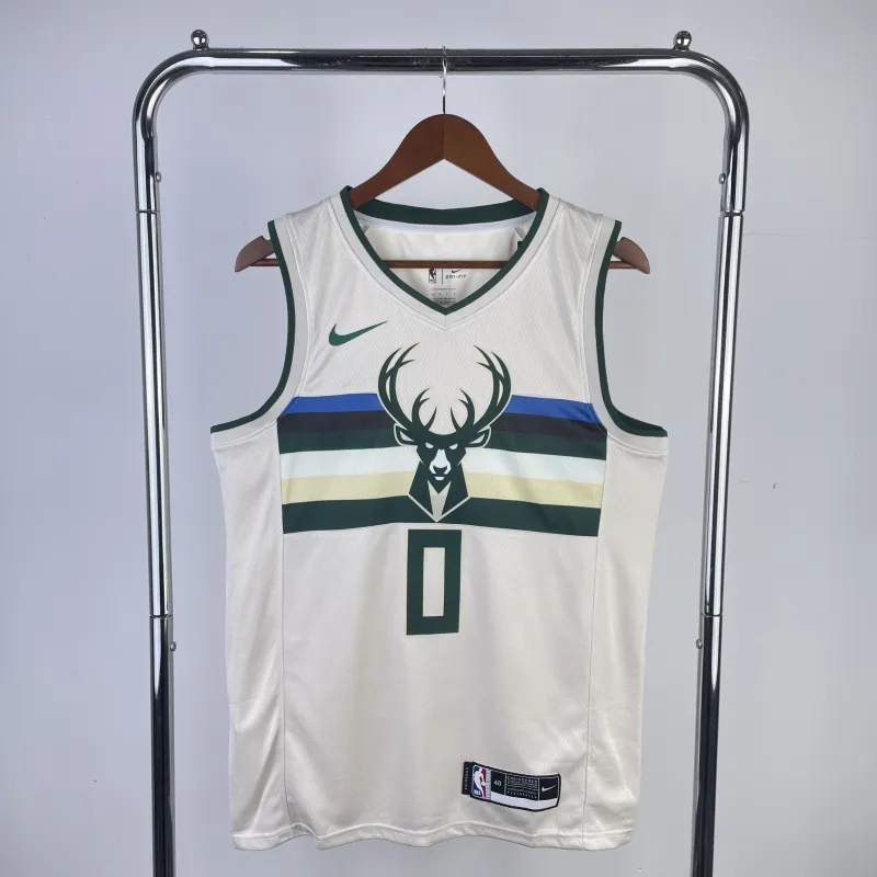 2019/20 Milwaukee Bucks Damian Lillard #0 Men’s Jersey