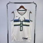 2019/20 Milwaukee Bucks Damian Lillard #0 Camisola para homem 2019/20 Milwaukee Bucks Damian Lillard #0 Men’s Jersey