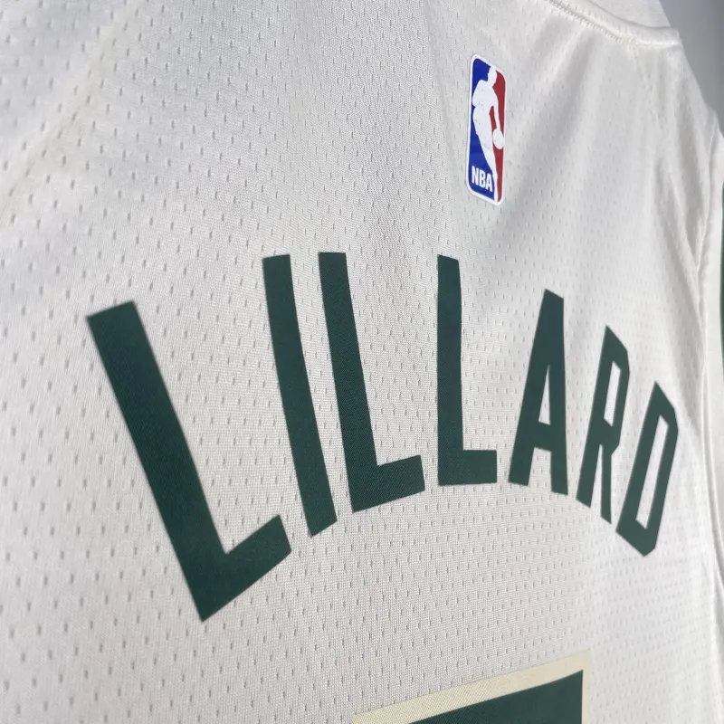 2019/20 Milwaukee Bucks Damian Lillard #0 Men’s Jersey