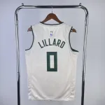 2019/20 Milwaukee Bucks Damian Lillard #0 Men’s Jersey