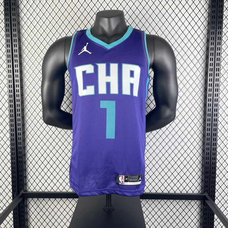 2020-21 Charlotte Hornets LaMelo Ball #1 Heren Jersey