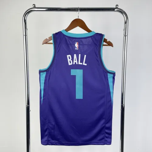2020-21 Charlotte Hornets LaMelo Ball #1 Herenshirt