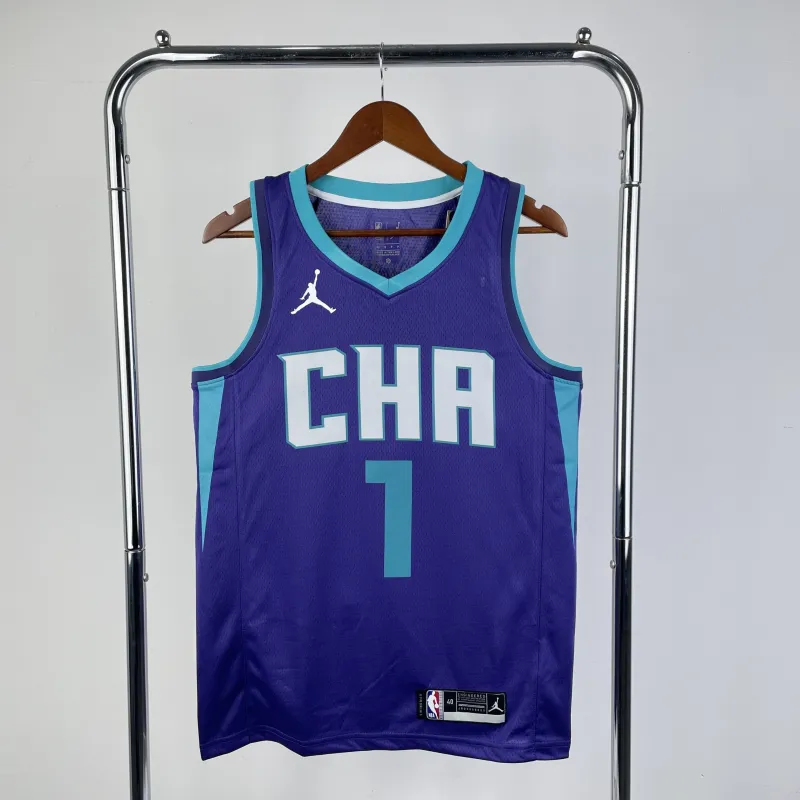 2020-21 Charlotte Hornets LaMelo Ball #1 Heren Jersey