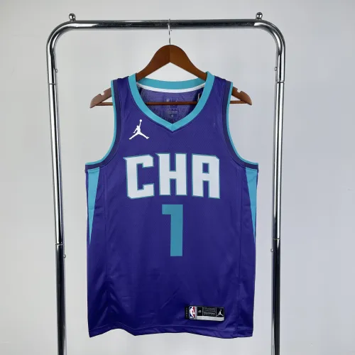 2020-21 Charlotte Hornets LaMelo Ball #1 Herenshirt