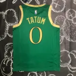 2020/21 Boston Celtics City Edition Jayson Tatum #0 Camiseta verde de hombre