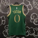 2020/21 Boston Celtics City Edition Jayson Tatum #0 Camiseta verde de hombre