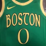 2020/21 Boston Celtics City Edition Jayson Tatum #0 Camiseta verde de hombre