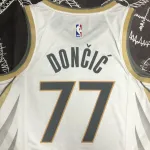 2020/21 Dallas Mavericks City Edition Luka Doncic #77 Maglia Uomo