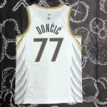 2020/21 Dallas Mavericks City Edition Luka Doncic #77 Maglia Uomo