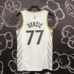 2020/21 Dallas Mavericks City Edition Luka Doncic #77 Maglia Uomo