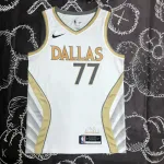 2020/21 Dallas Mavericks City Edition Luka Doncic #77 Maglia Uomo