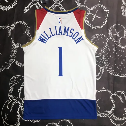2020-21 New Orleans Pelicans City Edition Zion Williamson #1 Heren Jersey