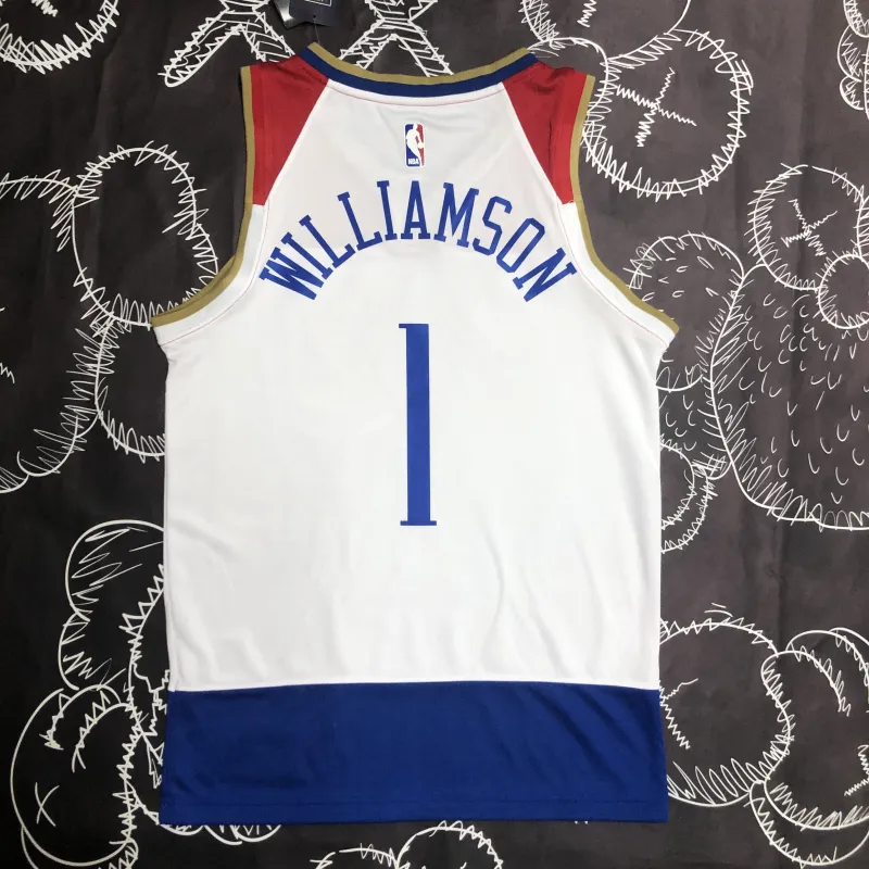 2020-21 New Orleans Pelicans City Edition Zion Williamson #1 Men’s Jersey