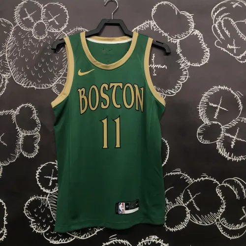 2020/21 Boston Celtics City Edition Kyrie Irving #11 Camiseta verde de hombre