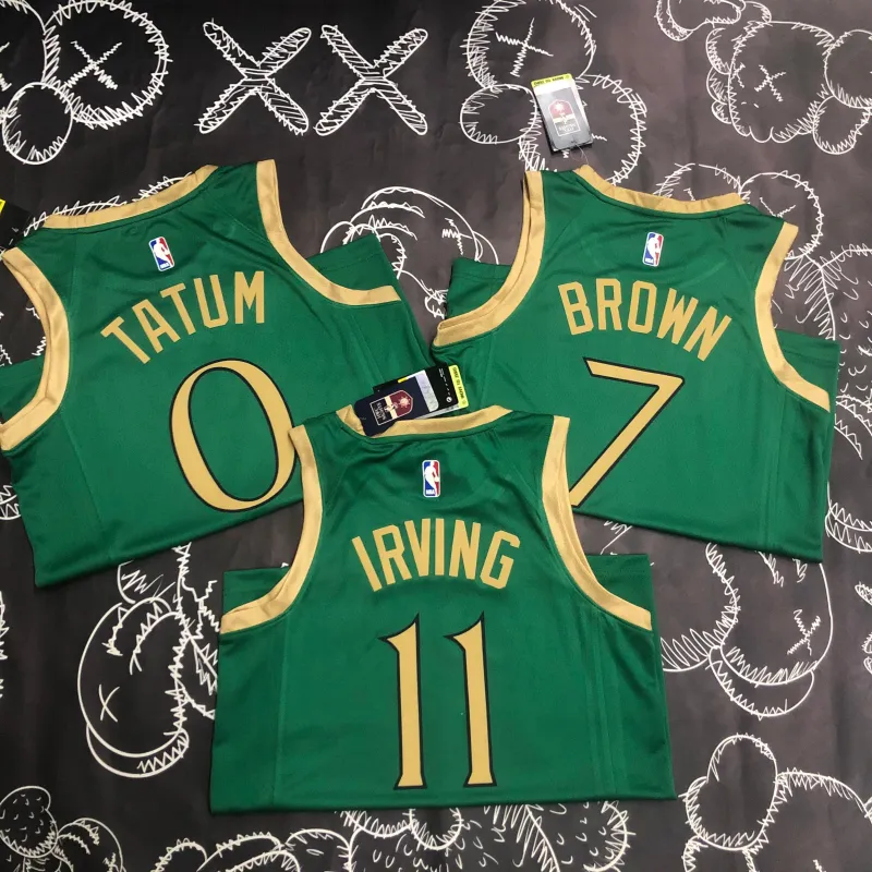 2020/21 Boston Celtics City Edition Jaylen Brown #7 Green Men’s Jersey