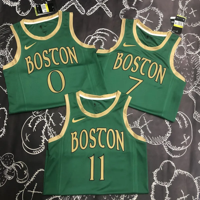2020/21 Boston Celtics City Edition Jaylen Brown #7 Green Men’s Jersey