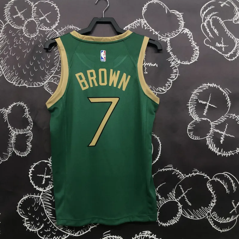 2020/21 Boston Celtics City Edition Jaylen Brown #7 Green Men’s Jersey
