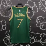 2020/21 Boston Celtics City Edition Jaylen Brown #7 Green Men’s Jersey