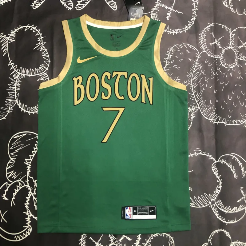 2020/21 Boston Celtics City Edition Jaylen Brown #7 Green Men’s Jersey