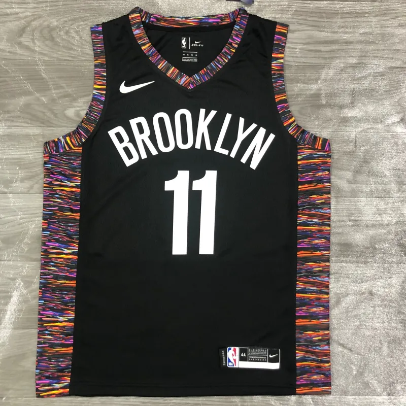 2020/21 Brooklyn Nets City Edition Kyrie Irving #11 Camisola para homem