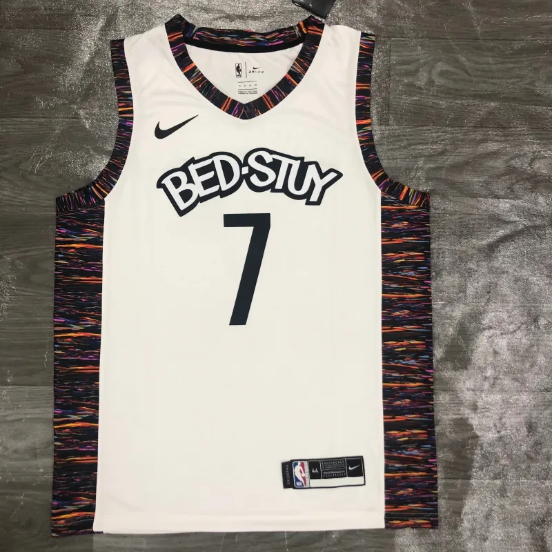 2020/21 Brooklyn Nets City Edition Kevin Durant #7 Camisola para homem