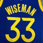 2020/21 Golden State Warriors V-Neck Blue #33 Men’s Jersey