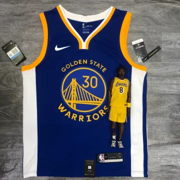 2020/21 Golden State Warriors V-Neck Blue Stephen Curry #30 Men's Jersey