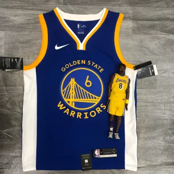 2020/21 Golden State Warriors V-Neck Blue #6 Men's Jersey