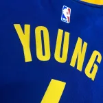 2020/21 Golden State Warriors V-hals blauw #6 Heren Jersey