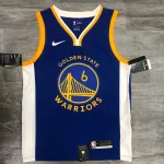 2020/21 Golden State Warriors V-hals blauw #6 Heren Jersey