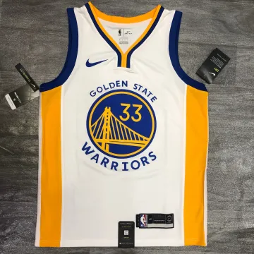 2020/21 Golden State Warriors V-Neck White #33 Men's Jersey