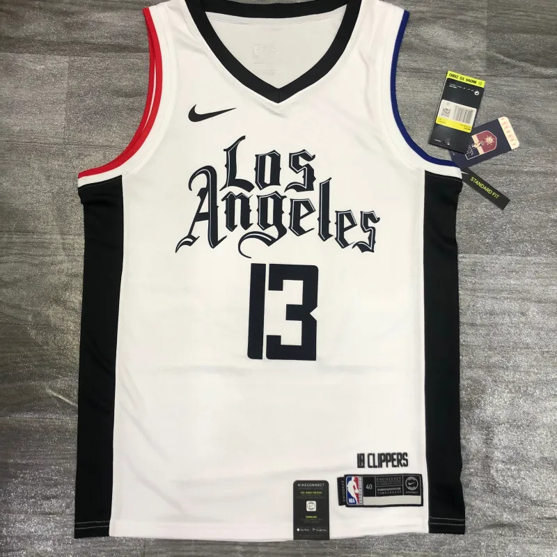 2020/21 LA Clippers City Edition White Paul George #13 Men’s Jersey