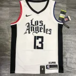 2020/21 LA Clippers City Edition Maglia bianca Paul George #13 Uomo 2020/21 LA Clippers City Edition White Paul George #13 Men’s Jersey