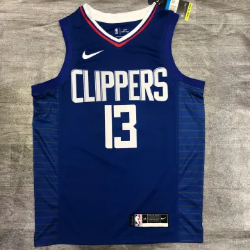 2020/21 LA Clippers Edição limitada azul Paul George #13 Camisola para homem