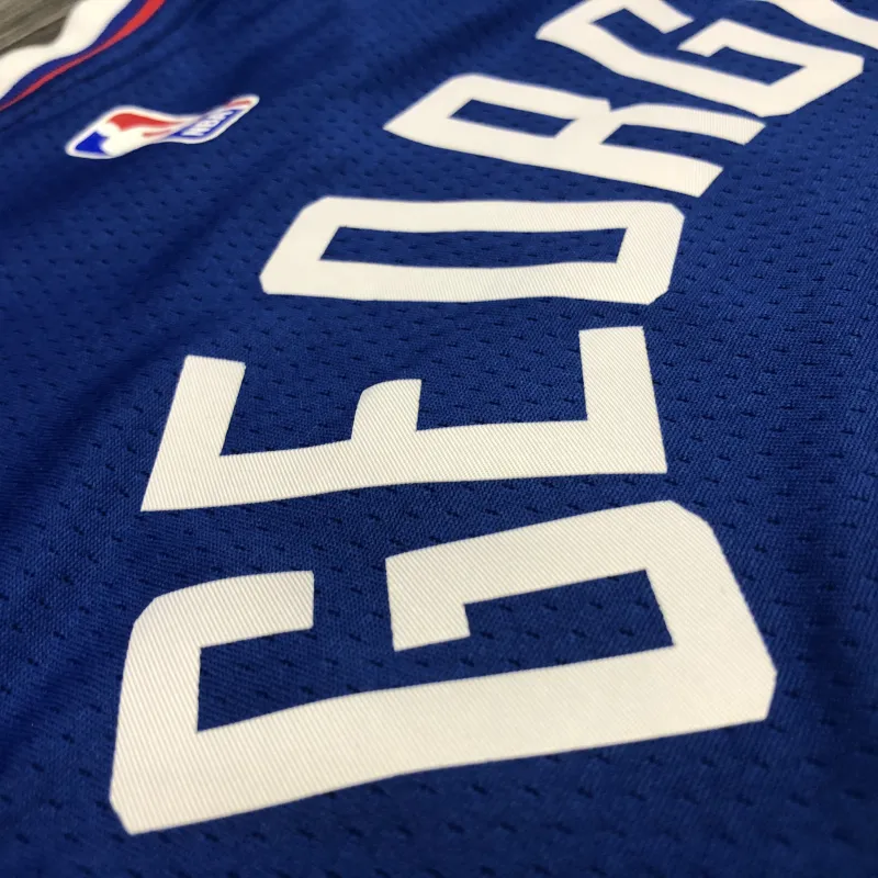 Maglia da uomo 20/21 LA Clippers Edizione Limitata Paul George Blu #13