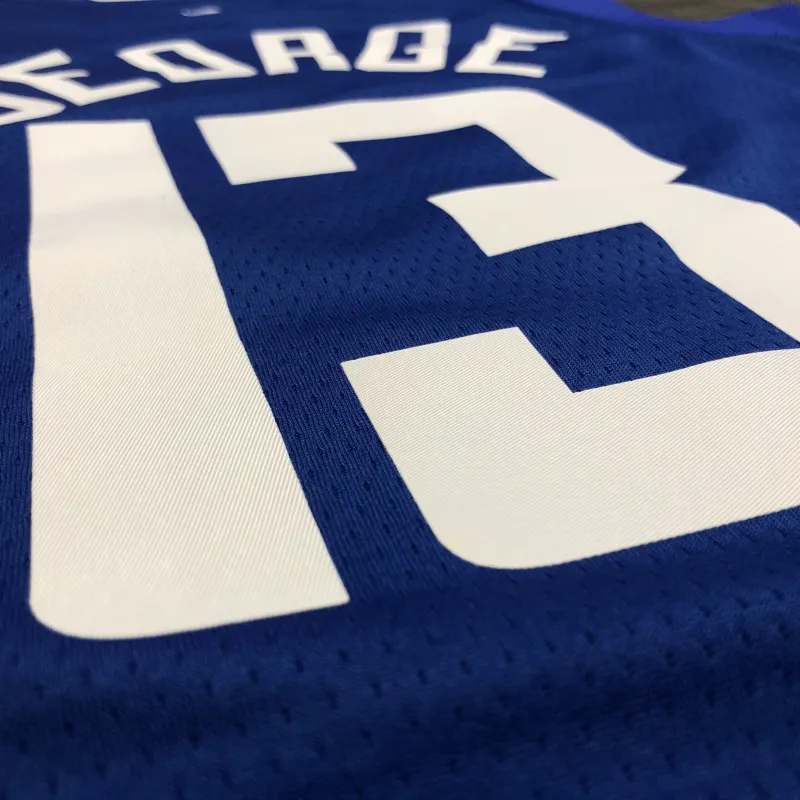 Maglia da uomo 20/21 LA Clippers Edizione Limitata Paul George Blu #13