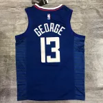 Maglia da uomo 20/21 LA Clippers Edizione Limitata Paul George Blu #13