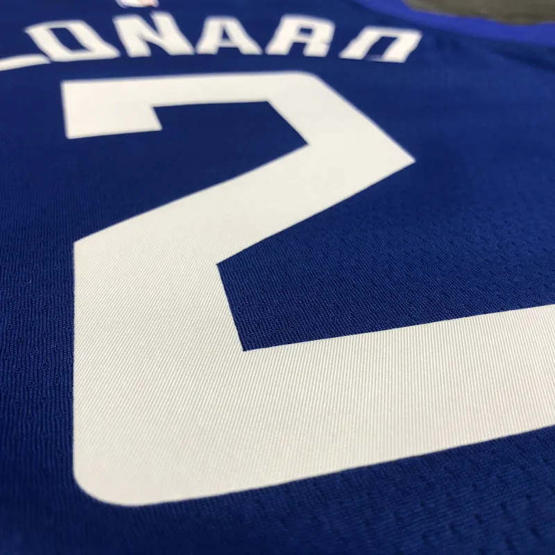 2020/21 LA Clippers Limited Edition Blau Kawhi Leonard #2 Herren Trikot
