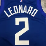 2020/21 LA Clippers Limited Edition Blau Kawhi Leonard #2 Herren Trikot