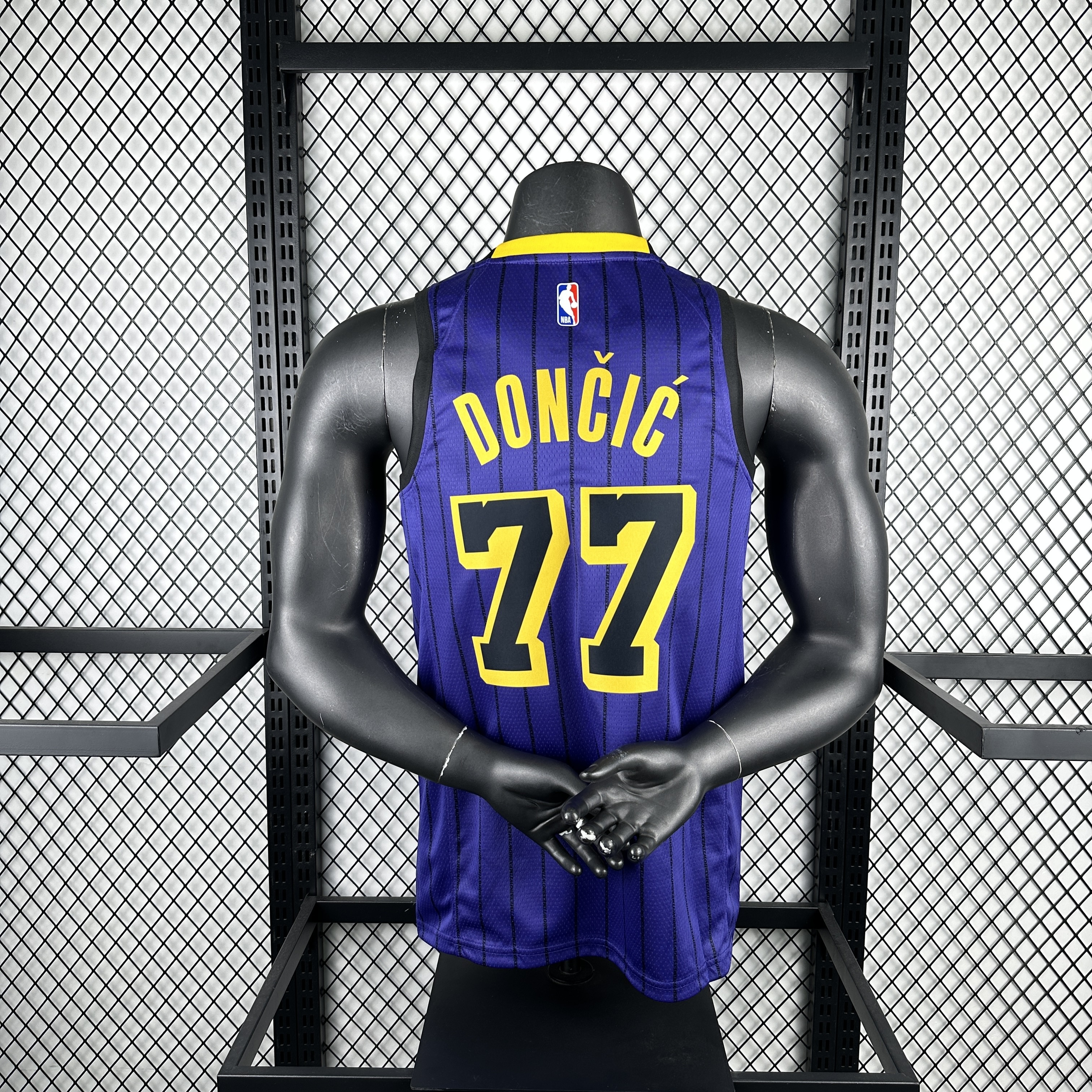 2021/22 Los Angeles Lakers Luka Doncic #77 Purple Men#8217;s Jersey